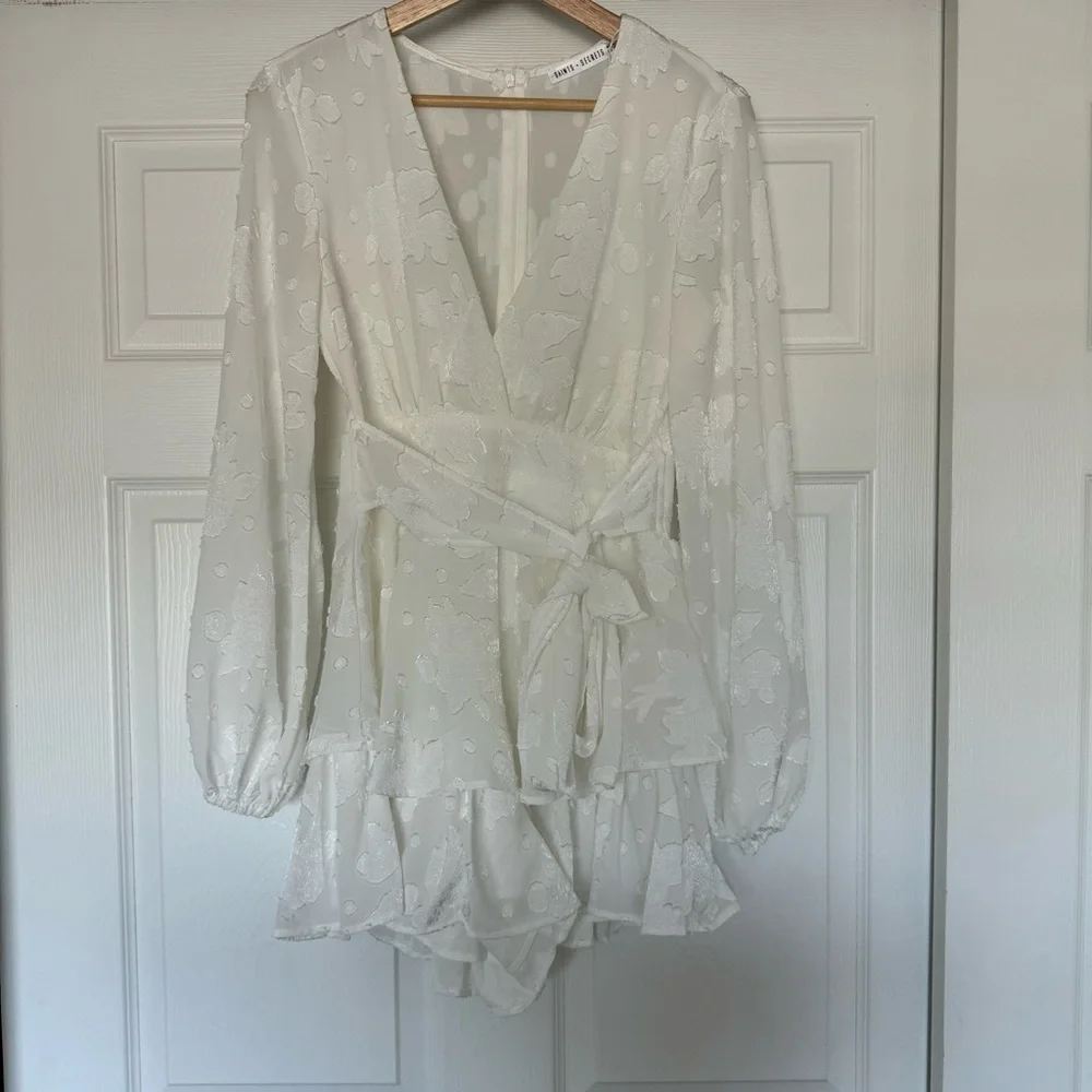 White Romper - Picture 1 of 6